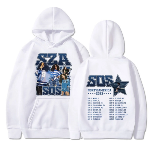 sza hoodie sos white