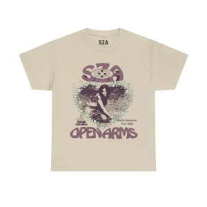 sza t shirt open arms