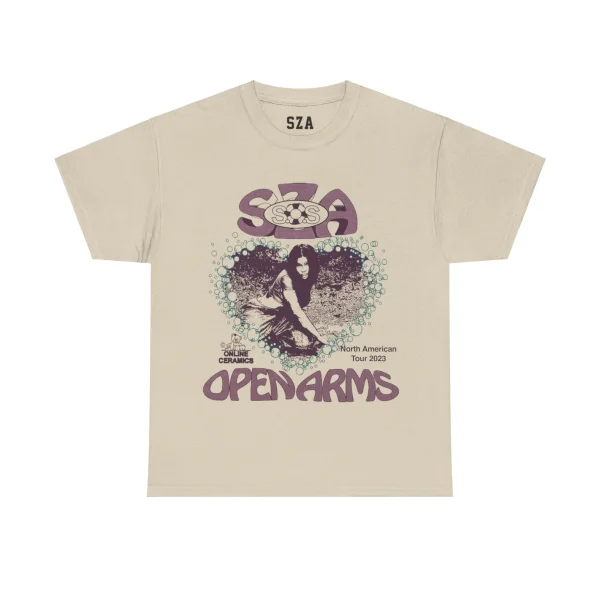 sza t shirt open arms